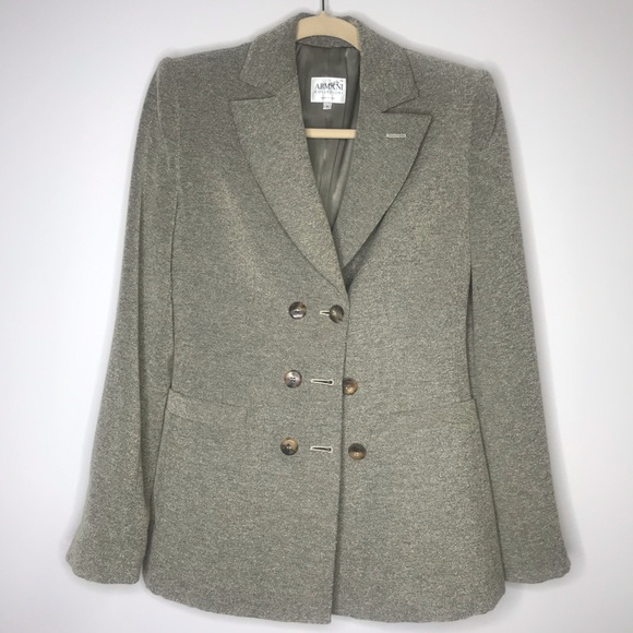 Armani Collezioni Blazer | Size 4 | Grey - Picture 2 of 6
